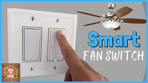 Make your ceiling fan smart with Leviton smart fan switch | Smart fan switch installation