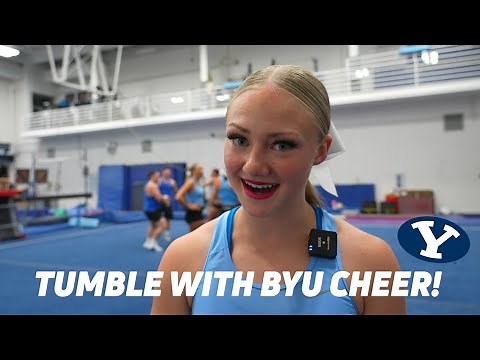 Warm Up Tumbling With BYU Cheer!