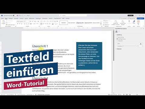 Create and customize a text box – Word tutorial
