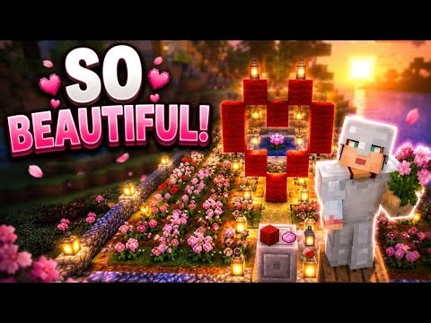 How to Build a GORGEOUS Garden of Love in Minecraft