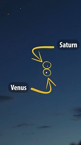 Venus and Saturn will be 3 degrees apart TONIGHT The two will be in the southwestern evening sky, and will be closest on the evening of January 20. Perfect for a naked-eye view, binoculars, or a wide-field telescope. Don’t miss this awesome alignment! | Celestron