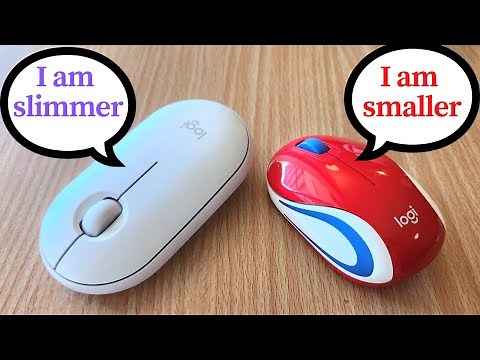 Logitech Pebble M350 vs M187 mini - Which is more portable?