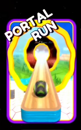 Crazy PORTAL RUN 😍🌀⚪ | Going Balls Mobile Game 2025 💥🔥 #shorts