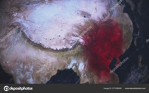 Animated pandemic world map of the coronavirus covid 19 spreading. Map of dark mainlands with orange colored cities icons with epidemic statistics. 3d rendering background 4K video.