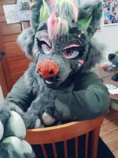 This is how it feels to watch the news lately... here's hoping things get better before they get worse. #furry #furries #fursuit #furriesoftiktok #fursuitmaker
