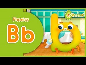 Learning Alphabet B - Letter B | Phonics For Kids | abc animation | AVOCADO abc