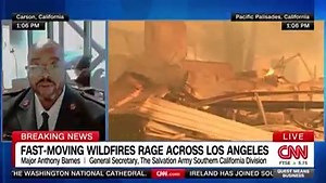 36K views · 709 reactions | Our Salvation Army Emergency Disaster Services USA teams have mobilized in response to the devastating fires in California. Yesterday evening, Major Barnes went on CNN to share how our teams are supporting first responders and those affected by this disaster. Support wildfire recovery efforts at salvationarmyusa.org #hopeisontheway #doingthemostgood #california #wildfire #disasterrelief | The Salvation Army USA | Facebook