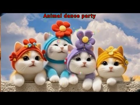 Cutest Animal Dance Video 😍 | Funny & Cute Animal Dance Show 🐾🎶 | Happy Jungle Moments#animaldance