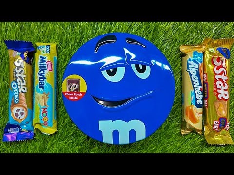 ASMR: Unboxing a Giant Mystery Box Full of Candy 🍬 chocolate rainbow lollipops Satisfying video