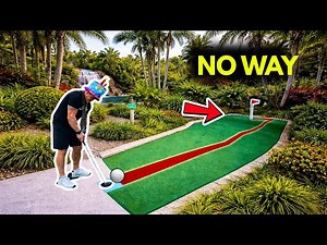 The Cleanest Mini Golf Trick Shot Run Ever