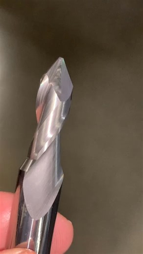 Alfred Lyon on Instagram: "Taper end mill drill thing . . . . . . “May the God of hope fill you with all joy and peace as you trust in him.” #instamachinist #abtools #cnc #carbide #endmill"