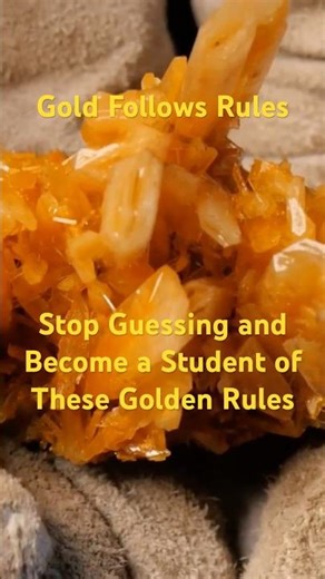 Gold follows rules, not luck—learn the patterns and start finding real gold consistently. #goldrules