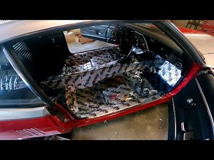 installing Kilmat sound deadener in my 1968 firebird