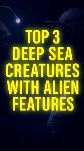 Top 3 Deep Sea Creatures With Alien Features 🌊👽 | INFINIAFACTS