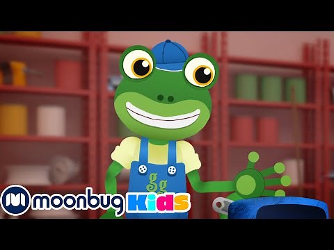 El mecánico azul se sale de control - Garaje de Gecko | Vehiculos para niños | Vídeos educativos