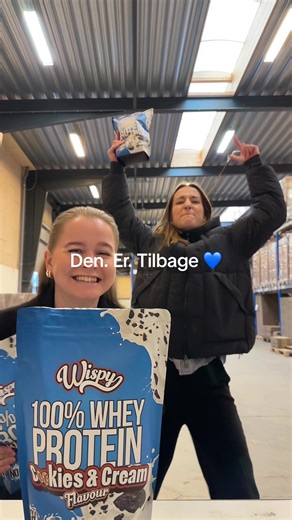 Den. Er. Tilbage! Wispy Whey 100 - Cookies & Cream 🥛🍪 Køb en pose for KUN 199 kr. 🤩 #musclehousedk #dansktiktok @Wispynutrition