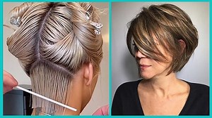 89K views · 1.4K reactions | Short Bob Sliver Hair Tutorial  Best Short Haircut Ideas Compilation 2020 | Hair Trendy | HairStyle Trick | Facebook