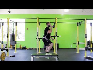 Lateral Step-Up with Overhead Press