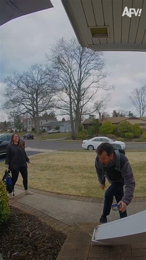 He had NO idea what was coming 😂 #failvideos #priceless