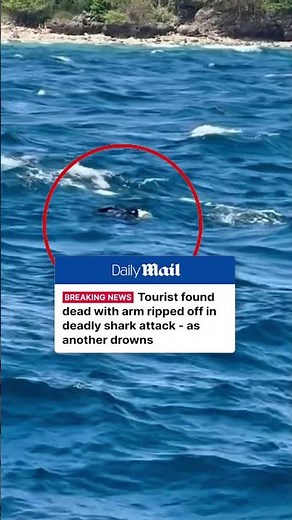 Tourist found dead with arm ripped off in deadly shark attack