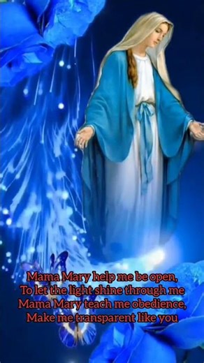 Mama Mary Help me be open | Mama Mary Song | St Mary Song| Stepstochristthelord