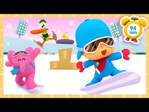 ⛷ POCOYO in ENGLISH - Winter Games Beijing 2022 [94 min] Full Episodes | VIDEOS & CARTOONS for KIDS
