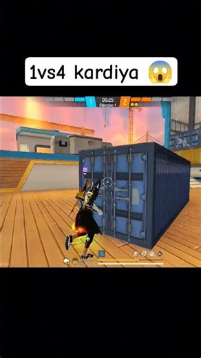 cs rank 1vs4 live gameplay 🔥😎/#freefire #csrankpush #trending #ffshorts