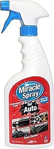 MiracleSpray All-Purpose Car Interior Cleaner – MiracleSpray for Dashboard, Leather Seats, Carpet & Upholstery – Powerful Automotive Detailing Spray – Safe on Vinyl, Plastic & Trim