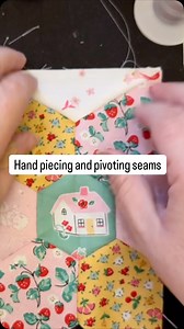 Do you know one of hand piecing patchwork’s superpowers? Pivoting seams. Y seams and partial seams are very simple to accomplish when hand piecing, as we don’t sew into the seam allowance that frees up seams to like I’m showing here. 👌🥰 If you’d like to try handpiecing click the link to the mini masterclass delivered to your inbox. You can read and watch in your own time. https://craftapalooza.com/blogs/craftapalooza-designs/discover-the-joy-of-creating-beautiful-patchwork-quilts-by-hand?_pos=