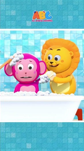 It's Time For A Scrub - Bath Song #shorts #nurseryrhymes #kidssongs #hooplakidz #allbabieschannel