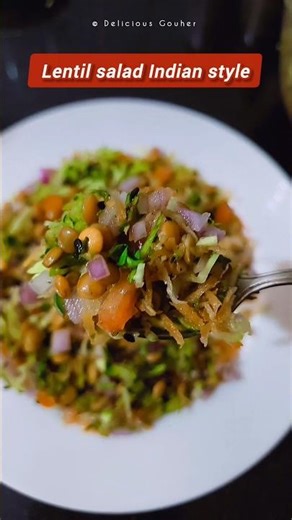 Eat This Indian Salad Daily for Protein 💪 | Lentil Salad Indian Style