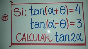 57 reactions · 15 shares | #tangentedelasuma #trigonometría ✅Tangente de la suma de dos ángulos ✍️Para resolver este problema solo empleamos de forma conveniente la siguiente identidad trigonométrica de la Tangente de la suma de dos ángulos : tan(x + y) = tanx + tany/1 - tanxtany Matemáticas y Ciencias © 2024 | Matemáticas y Ciencias | Facebook