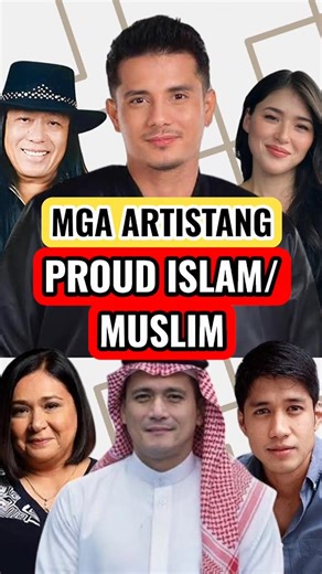 Mga artistang proud Islam #islam #celebrity #muslim #trending #update #fypviral #issue #showbiz