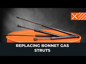 How to replace bonnet gas struts [AUTODOC TUTORIAL]