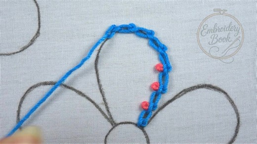 MAGIC with Every Stitch! 🌸 Easy and Stunning Hand Embroidery Tutorial for Beginners! 💖 #content #cute #fypシ゚viral #viral #trending | EmbroideryBook