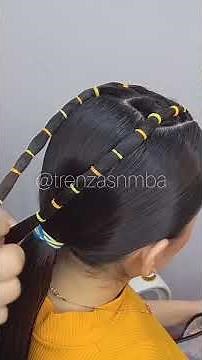ideas ❣️ #peinadosfaciles #peinadosparaniñas #trenzas #peinados #peinadosconliga #viral