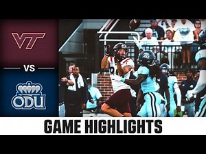 Virginia Tech vs. Old Dominion Football Highlights (2022)