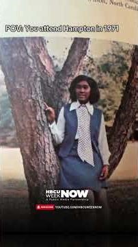 Hampton University 1971 Yearbook Throwback 📖 | #shorts #HBCUWeekNOW