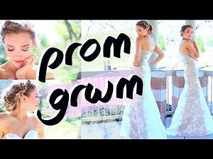 Prom Get Ready With Me! Hair Makeup & Dress 2016 | Michelle Reed