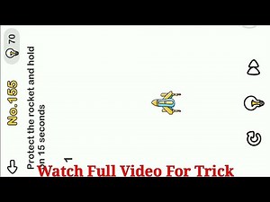 Brain Out Level 164 || Protect The Rocket And Hold On 15 Seconds.