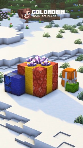 Goldrobin | Minecraft Christmas Decorations ☃️, Tutorial on YouTube: Goldrobin . 🏠 Everything is built by me! 🌈 Ressourcepack: Minecraft 🌍 Shader:... | Instagram