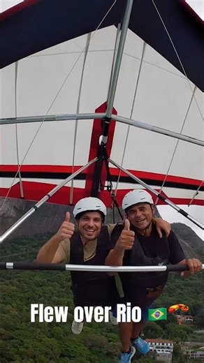 🇧🇷🪂 From Desk to Flying over Rio #riodejaneiro #braziltravel ‪@Klook_Travel‬ ​‪@airbnb‬