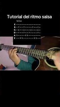 Tutorial salsa en el requinto #guitarra #salsa #tutorial