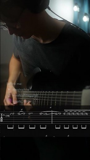 Badass Guitar Solos - part 1 - Architects - Blackhole (with Tabs) Tuning: 7 string drop G#