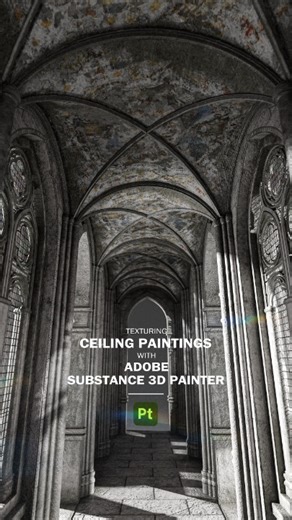 From plain material to aged frescoes—here's how to achieve a peeling paint look and subtle grunge details in #Substance3DPainter. A quick, effective way to bring history into your textures. Full tutorial: https://adobe.ly/4lJGEvL | Adobe Substance 3D