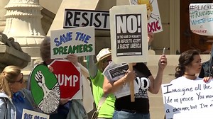 Multiple groups descend on Lansing to protest Trump administration policies