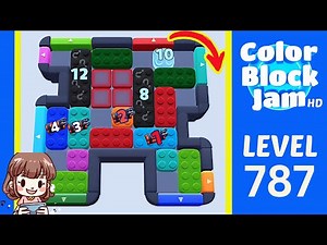 Color Block Jam Level 787 Solution Walkthrough