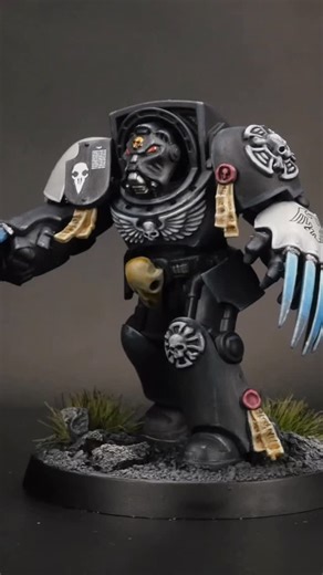 Keiran | stackedoverdrivepainting | Project Loyalist Terminator | Ravenguard Assault Terminator joins the team. After a small break the Terminator project has resurfaced for... | Instagram