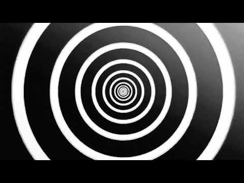 ⚠️ HYPNOSIS WARNING ⚠️ Black & White Trippy Spiral | Psychedelic Trance Visual Journey