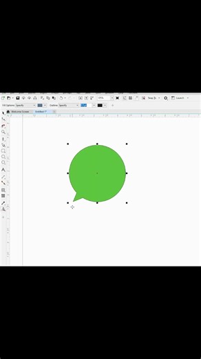 How to make whatsapp logo in coreldraw #designtutorial #whatsapp